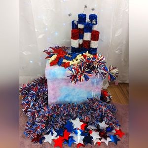 Red, White, and Blue 4th of July Home Decorations